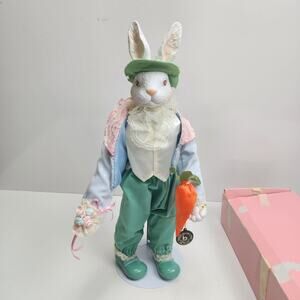 VTG Brinn's Doll Company PGH PA 1991 Mr. Bunny Porcelain Easter Best Rabbit
